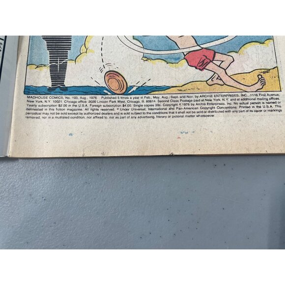 Archie Series Mad House Comics #103 August 1976 Vintage Comic Book Humor - Picture 3 of 7